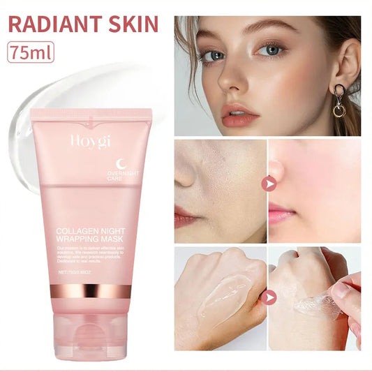Collagen Overnight Peel-Off Mask – Deep Hydration & Night Care Skincare Set