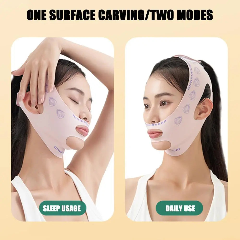 Chin and cheek slimming band for V-line lifting and anti-wrinkle care