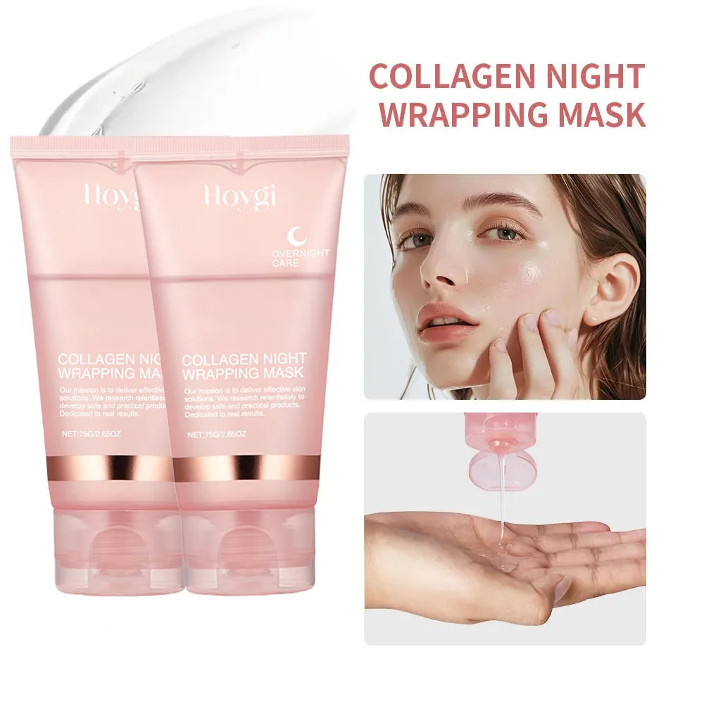 Collagen Overnight Peel-Off Mask – Deep Hydration & Night Care Skincare Set