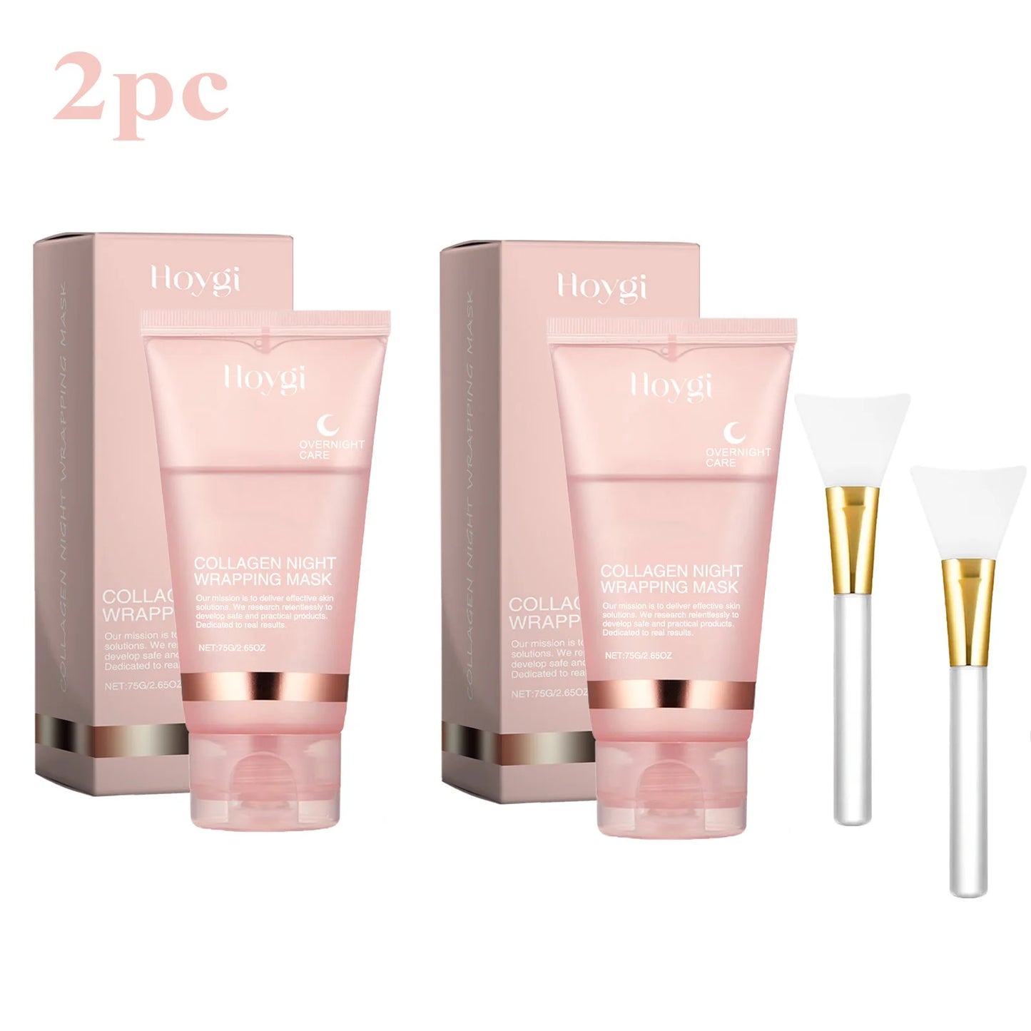 Collagen Overnight Peel-Off Mask – Deep Hydration & Night Care Skincare Set