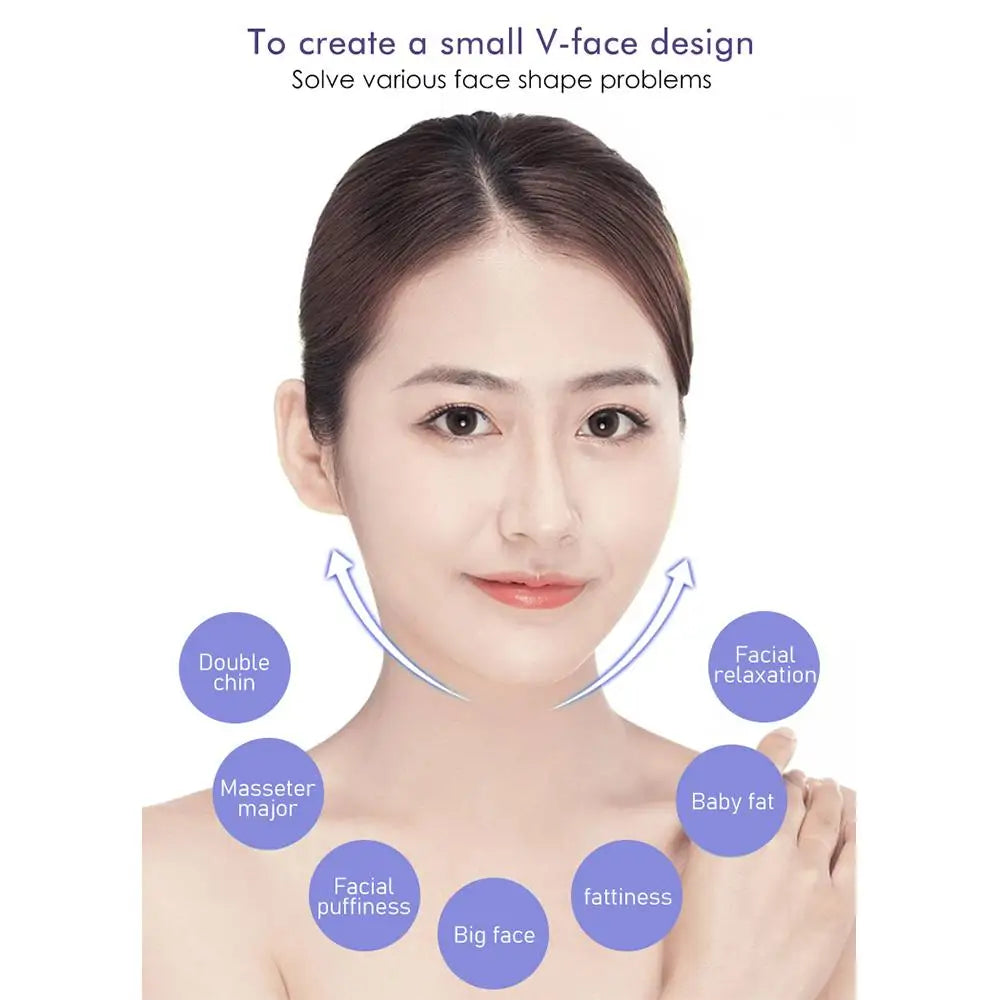 Chin and cheek slimming band for V-line lifting and anti-wrinkle care
