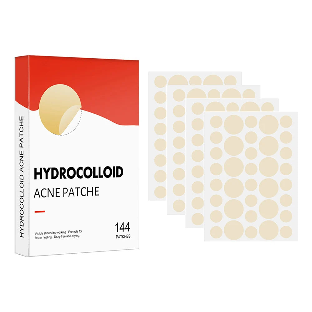 144pcs/set Face Skin Care Acne Pimple Patch 2 Sizes Invisible Professional Healing Absorbing Spot Sticker Covering for Men Women ?