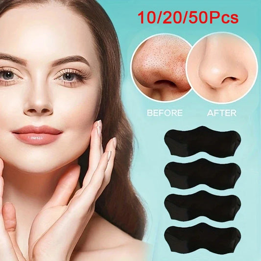 10–50 nose strips for blackhead removal and deep pore cleansing