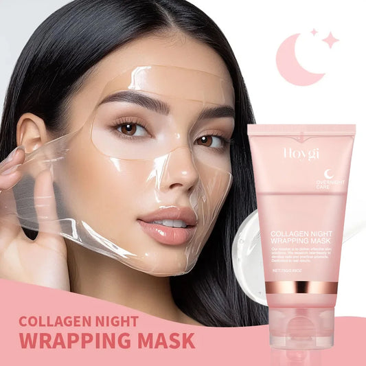 Collagen Overnight Peel-Off Mask – Deep Hydration & Night Care Skincare Set